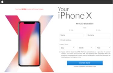 Enter To Win A FREE iPhone X