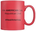 HealAmerica: Red Republican Coffee Mug