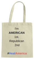 HealAmerica: Republican Tote Bag (Colored Logo)