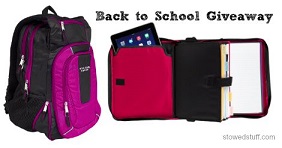 'Stow' Homework Away From Your Dog With Five Star's Expandable BackPack & Zipper Binder Giveaway
