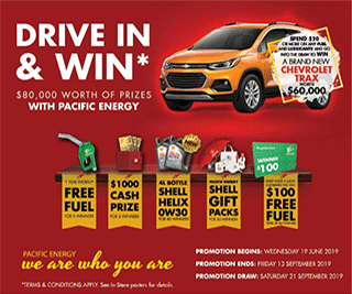 Pacific Energy Drive In and Win Pacific Energy Drive In and Win