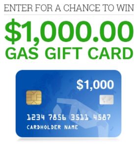 Win A $1,000 Gas Card!