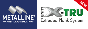 Metalline launch new Aluminium Extruded Plank System to their Unity Range.