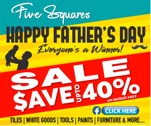 Five Squares Father's Day Sale